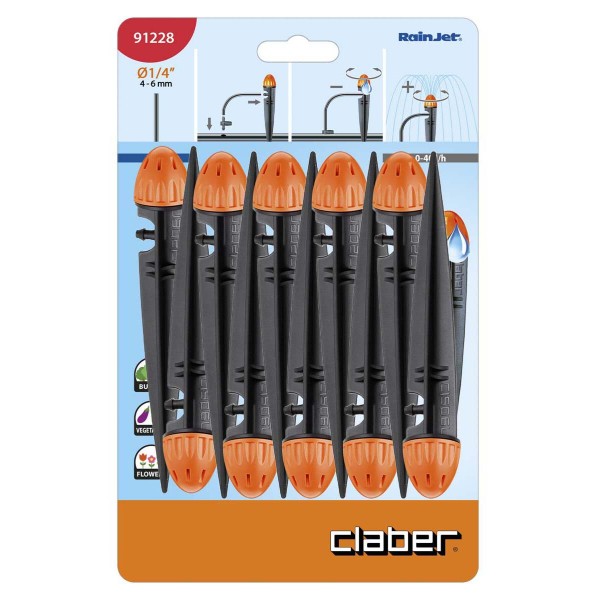 Фото - Ручной ороситель Claber 10 шт. (912280000) Фото - Ручной ороситель Claber 10 шт. (912280000)