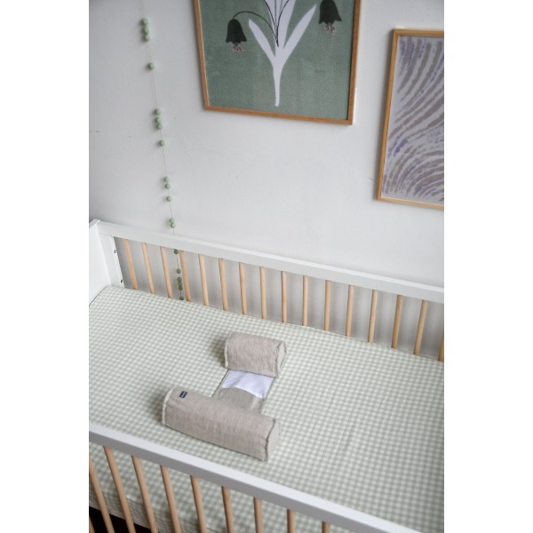 Фото - Позиционер Beaba Bebecal лен серый (915063)