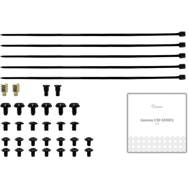 Фото - Корпус OCYPUS MATX W/O PSU GAMMA C50 BK (GAMMA-C50-BKG000XX-GL)