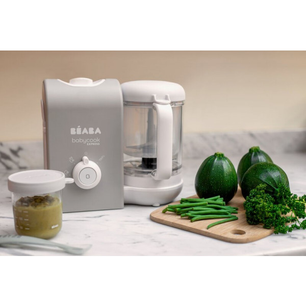 Фото - Уцінка - Блендер-пароварка для дітей Beaba Babycook Express Grey (916300)