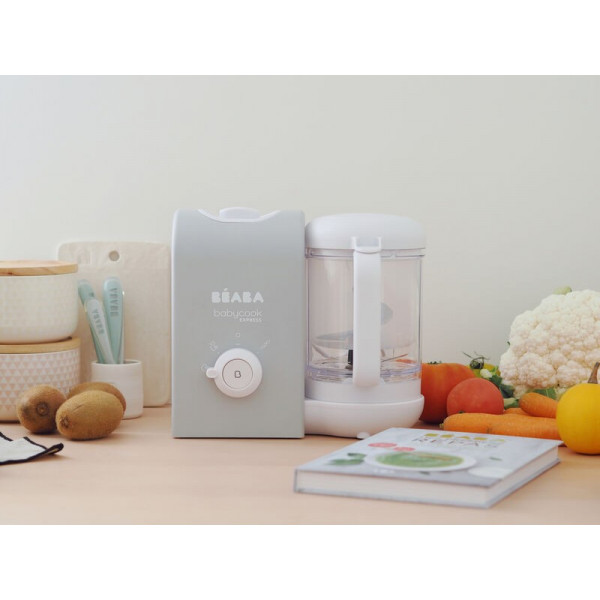 Фото - Уцінка - Блендер-пароварка для дітей Beaba Babycook Express Grey (916300)