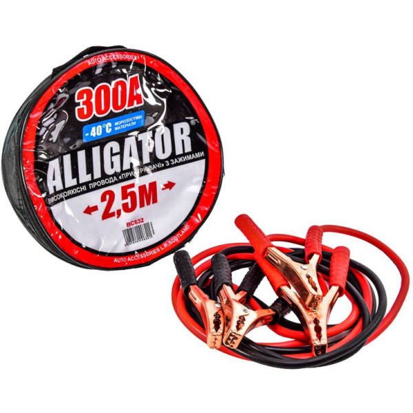 Фото - Стартовый провод ALLIGATOR 300А 2,5м (BC632)
