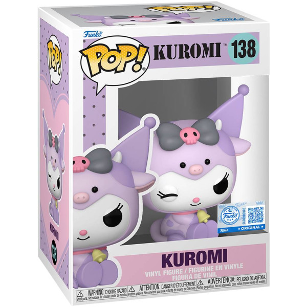 Фото - Колекційна фігурка FUNKO POP! серії Sanrio: Hello Kitty - КУРОМІ (КОСПЛЕЙ КОРІВКИ) (91736)
