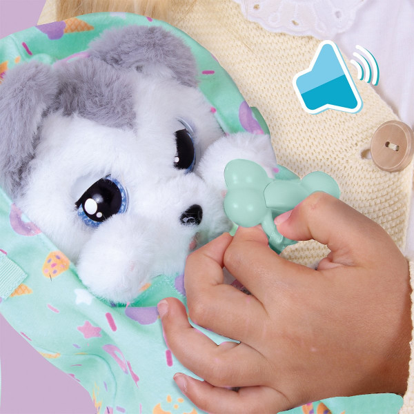 Фото - Інтерактивна іграшка Baby Paws ЦУЦУНЯ ХАСКІ ФЛОУІ (917644IM)