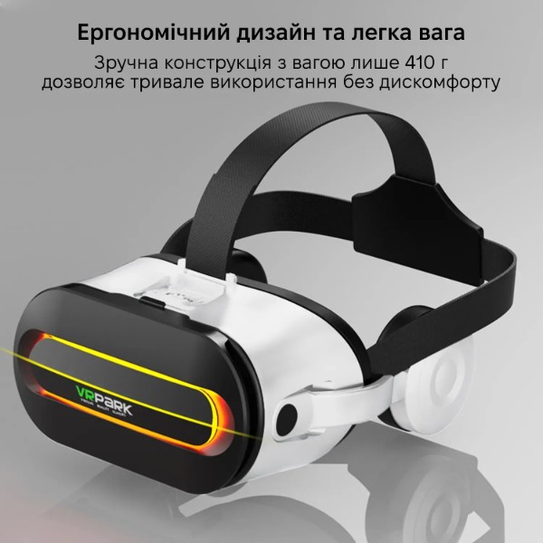 Фото - Очки виртуальной реальности Action VRPark White