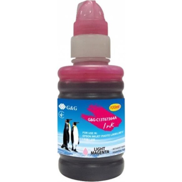 Фото - Чернила G&G Epson L800/L810/L850 Light Magenta T6736 100 мл (G&G-C13T67364A) Фото - Чернила G&G Epson L800/L810/L850 Light Magenta T6736 100 мл (G&G-C13T67364A)