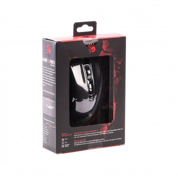 Фото - Миша дротова ігрова Bloody ES9 Plus (Stone Black)