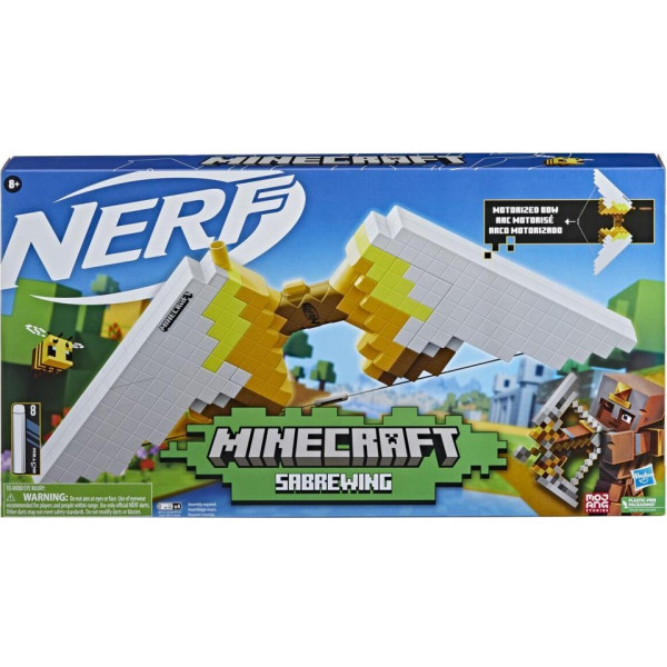 Фото - Бластер багатозарядний Hasbro NERF Сабревинг серії "Майнкрафт" (F4733)