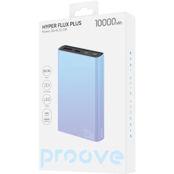 Фото - Батарея мобильная Proove Hyper Flux Plus 22.5W 10000mAh gradient (PBF122120009)