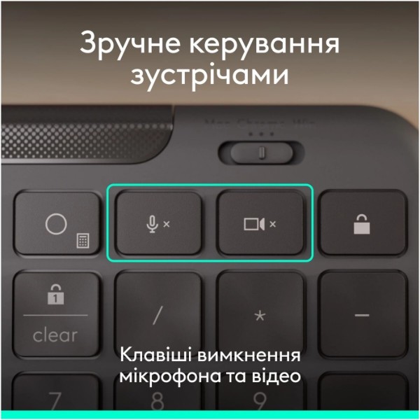 Фото - Клавіатура+миша Logitech Signature Slim MK620 for Business USB-C UA Graphite (920-013349)