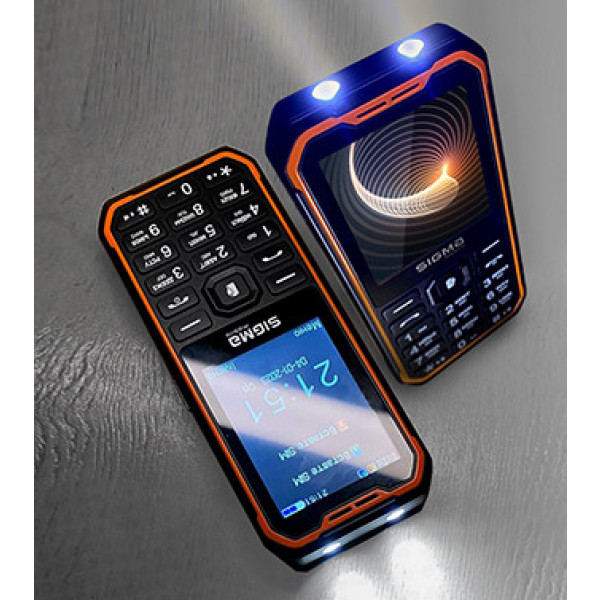 Фото - Мобільний телефон Sigma mobile X-style 310 Force TYPE-C Black/Orange