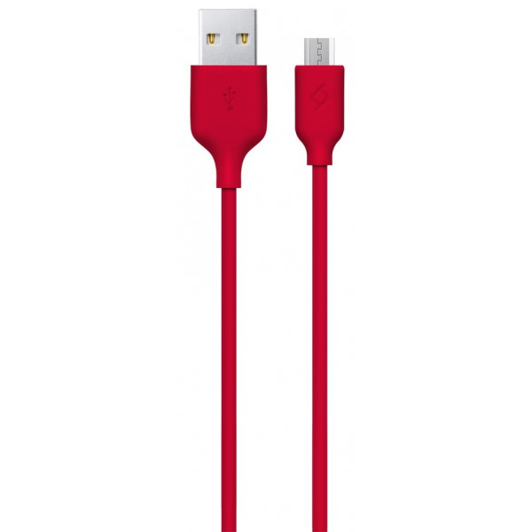 Фото - Кабель Ttec USB-мicroUSB 1.2m Red (2DK7530K)