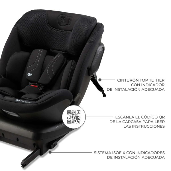 Фото - Автокрісло Kinderkraft Xpedition 3 i-Size Black (KCXPED03BLK0000)