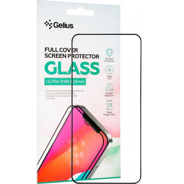 Фото - Захисне скло для смартфону Gelius Full Cover Ultra-Thin 0.25mm for Xiaomi 12 Lite Black (92741)