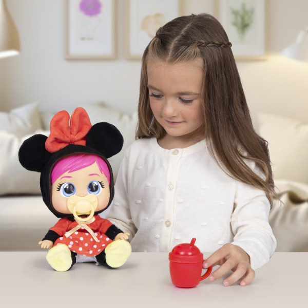 Фото - Інтерактивний пупс Cry Babies CB. ЛЮБОВ І ТУРБОТА DISNEY Лялька Плакса Мінні з аксесуарами 26 cм (927384)