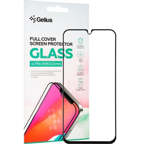 Фото - Защитное стекло для смартфона Gelius Full Cover Ultra-Thin 0.25mm for Samsung A245 (A24) Black (93222)