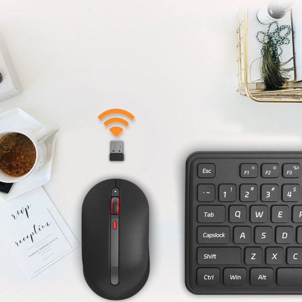 Фото - Клавіатура + миша бездротова Xiaomi MiiiW Keyboard and Mouse Combo Gen 3 PB03 Black (MW24PB03) UA