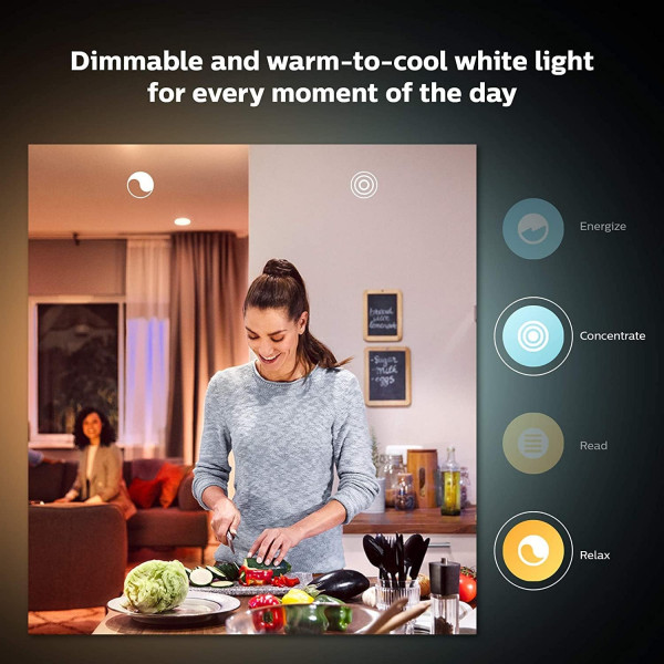 Фото - Розумна лампа Philips Hue GU10 (929001953309)