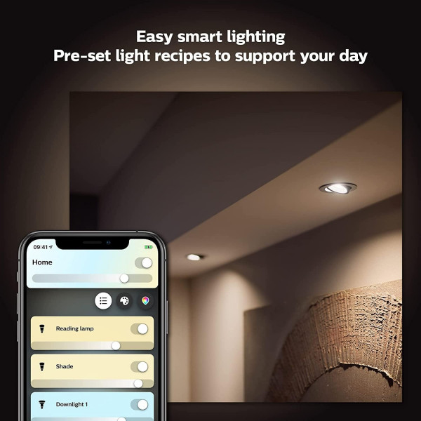 Фото - Розумна лампа Philips Hue GU10 (929001953309)