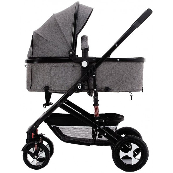 Фото - Коляска трансформер універсальна Jiaobei High landscape Gray (808) Фото - Коляска трансформер універсальна Jiaobei High landscape Gray (808)