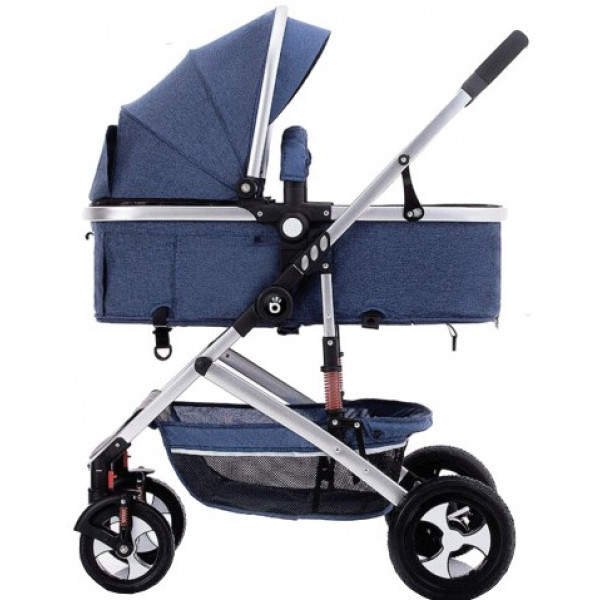 Фото - Коляска трансформер універсальна Jiaobei High landscape Blue (808) Фото - Коляска трансформер універсальна Jiaobei High landscape Blue (808)