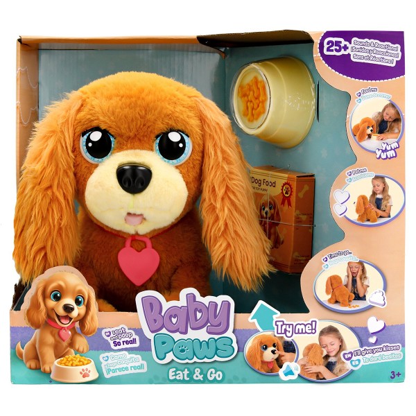 Фото - Интерактивная игрушка Baby Paws ЩЕНОК-СЛАДКОЕЖКА (с аксес.) (929609IM)