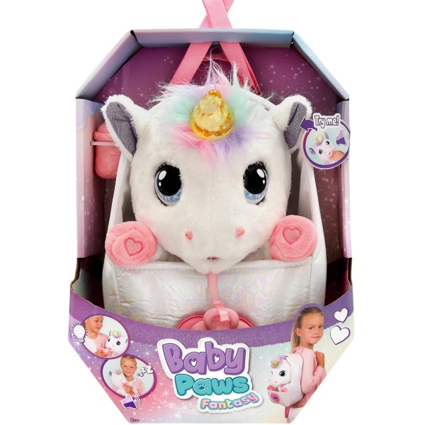 Фото - Интерактивная игрушка Baby Paws серии Fantasy — ЕДИНОРОГ (с аксеcс.) (933859IM)