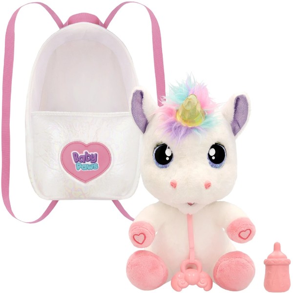 Фото - Интерактивная игрушка Baby Paws серии Fantasy — ЕДИНОРОГ (с аксеcс.) (933859IM)
