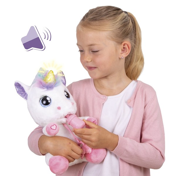 Фото - Интерактивная игрушка Baby Paws серии Fantasy — ЕДИНОРОГ (с аксеcс.) (933859IM)