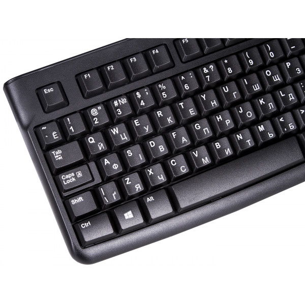 Фото - Клавіатура дротова Logitech K120 OEM Black UKR