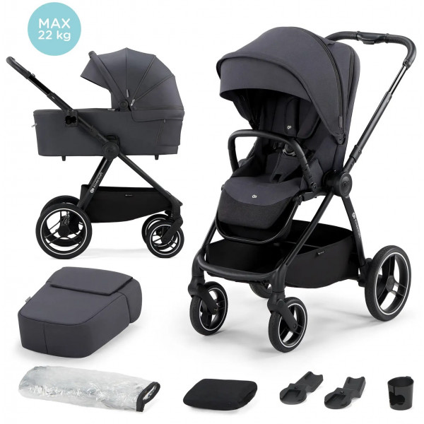 Фото - Коляска універсальна 2 в 1 Kinderkraft Nea Deep Grey (KSNEA000DGR2000)