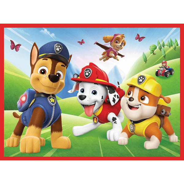 Фото - Пазли (3-4 роки) Trefl 2 in1+memos PAW Patrol Собачий упряж у дії (33376)