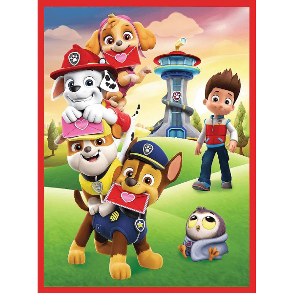 Фото - Пазли (3-4 роки) Trefl 2 in1+memos PAW Patrol Собачий упряж у дії (33376)