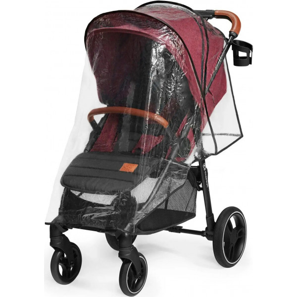 Фото - Коляска прогулянкова Kinderkraft Grande 2020 Burgundy (KKWGRANBRG000N)