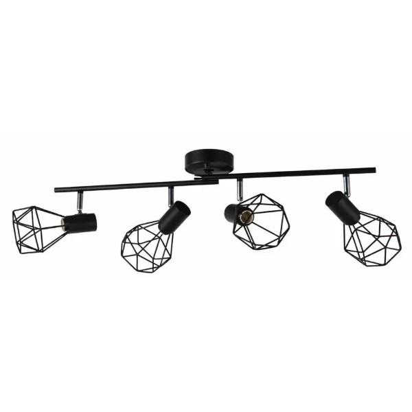 Фото - Люстра VALESO CD507-4 чорна