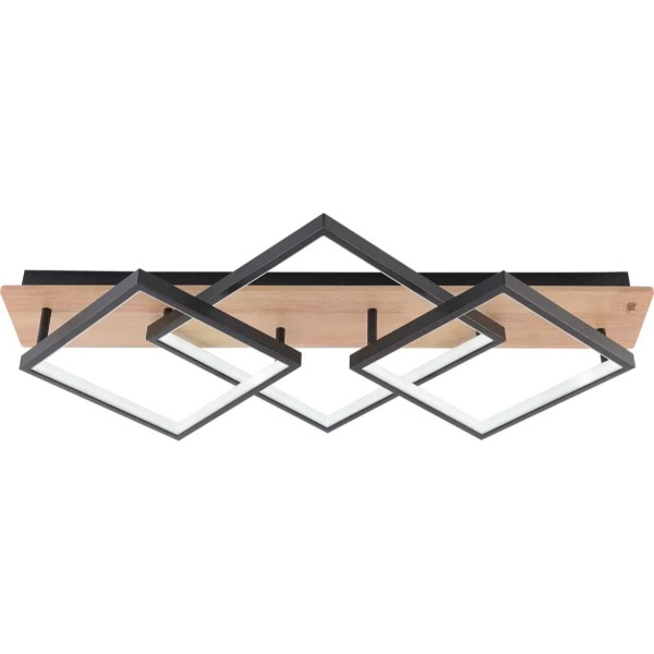 Фото - Люстра VALESO DK6588/3 BK+WOOD