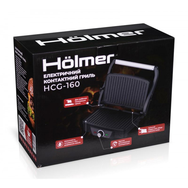 Фото - Гриль-барбекю электрический Holmer HCG-160