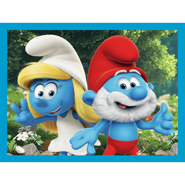 Фото - Пазлы (3-4 года) Trefl 2в1+memos The Smurfs Смурфикам весело (36568)