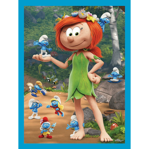 Фото - Пазлы (3-4 года) Trefl 2в1+memos The Smurfs Смурфикам весело (36568)