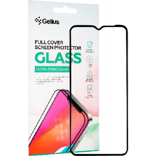 Фото - Захисне скло для смартфону Gelius Full Cover Ultra-Thin 0.25mm for Oppo A54s Black (93670)