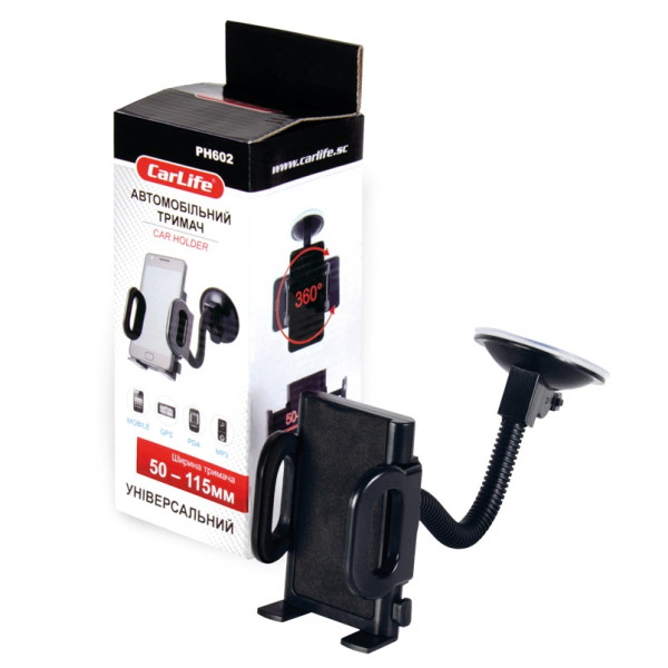 Фото - Автотримач CarLife ширина 50-115 мм (PH602)