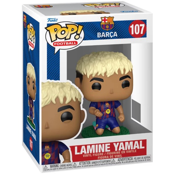 Фото - Коллекционная фигурка FUNKO POP! серии Футбол: Барселона S2 - ЛАМИН ЯМАЛЬ (93701)