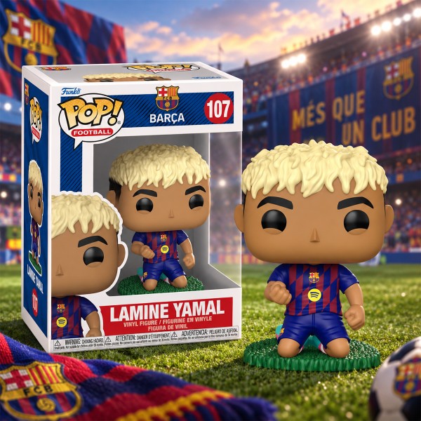 Фото - Коллекционная фигурка FUNKO POP! серии Футбол: Барселона S2 - ЛАМИН ЯМАЛЬ (93701)