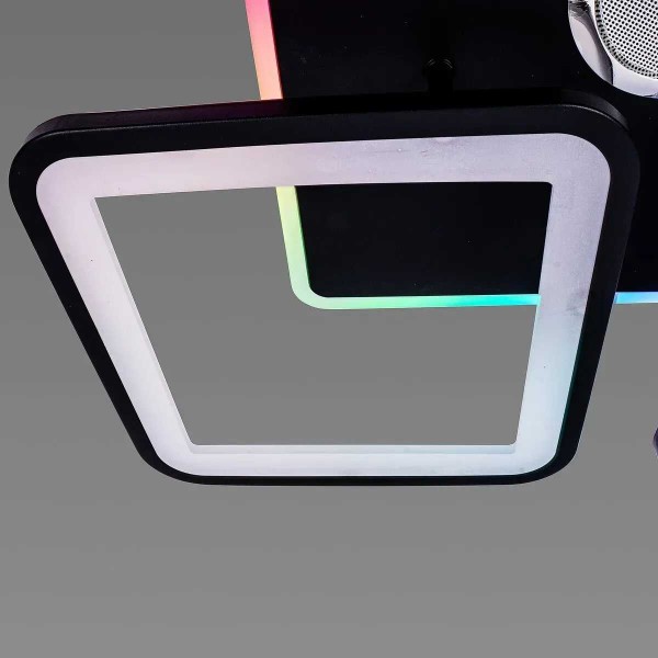 Фото - Люстра VALESO с музыкальной колонкой и RGB YZD1268 Black