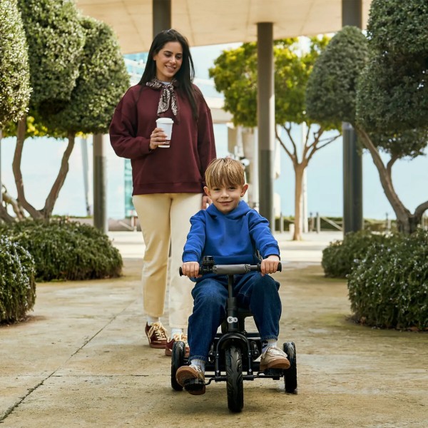 Фото - Триколісний велосипед Kinderkraft Aston 2 Plus Navy (KRASTO02NAVPL00)