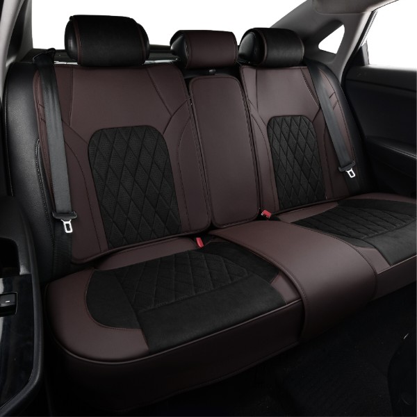 Фото - Комплект накидок на сидіння автомобіля Beltex 3D Malibu black-brown (BX89700)
