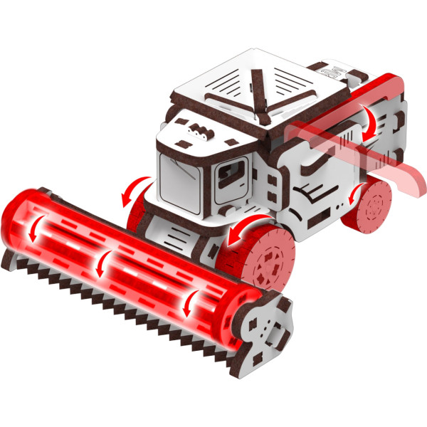 Фото - 3D пазли Mr.Playwood Зернозбиральний Комбайн (10808)