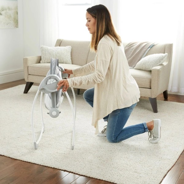 Фото - Крісло-гойдалка Ingenuity Comfort 2 Go - Cuddle Lamb (12184)
