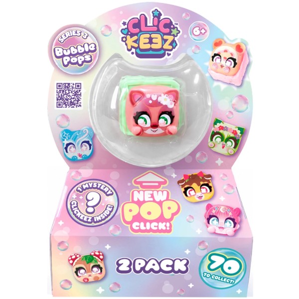Фото - Коллекционная фигурка набор Clickeez серии Bubble Pops S3 - КЕЙКАПИКИ (в ассортименте, 1 шт. в пак.) (940853)