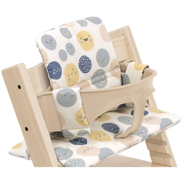 Фото - Вставка для стільчика для годування Stokke для Tripp Trapp (Classic від 18 міс.), кол. різнокольорові круги (Soul System) (100389)